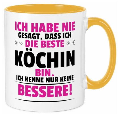 Die Beste Köchin | Chefköchin Chefkoch lustig Arbeit Kollegen Büro Geschenk Tasse
