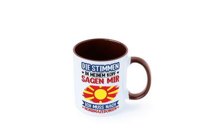 Nordmazedonien | Urlaub Stimmen in meinem Kopf Geschenk Humor Geschenkidee