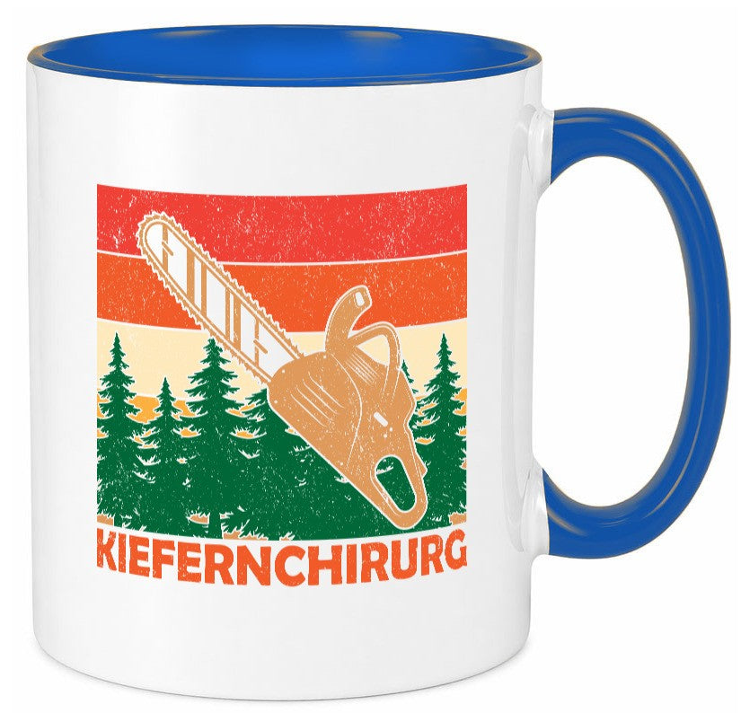 Kiefernchirurg | Kettensäge Waldarbeiter Holz Geschenk Arbeit Kollegen Büro Tasse