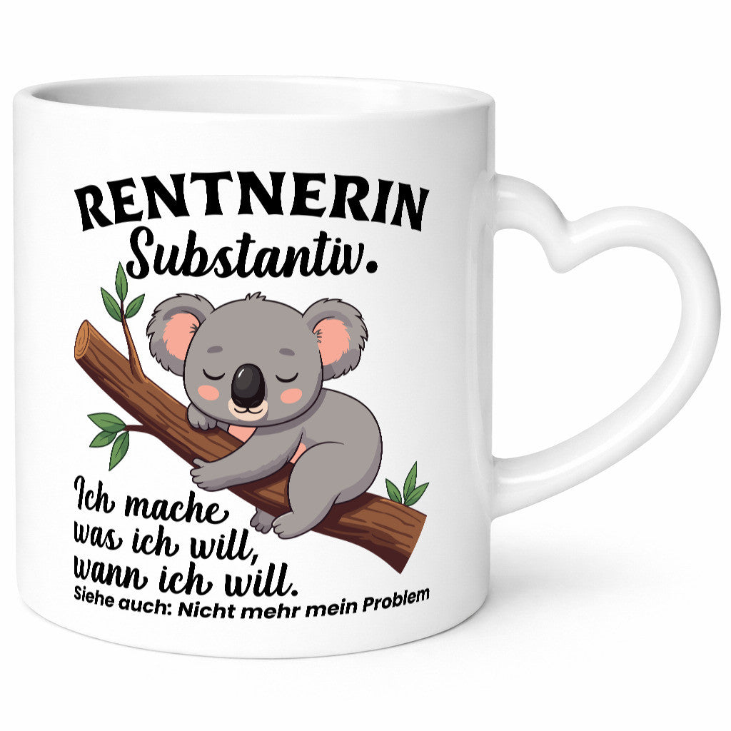 Rentnerin | Ich mach was will Faultier Ruhestand Humor Jubiläum Geschenkidee