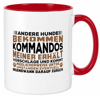 Hunde Training | Hundebesitzer Tasse Hundekommando vl4 Geschenk Tierliebhaber