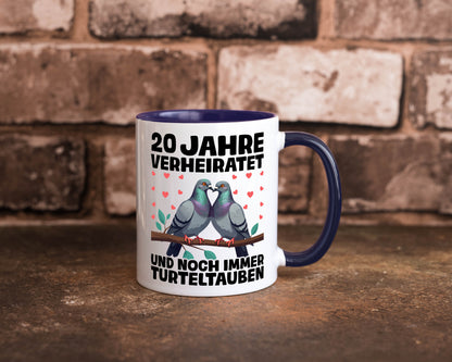 20 Jahre verheiratet | Turteltauben Ehe Ehepaar lustig Humor Geschenkidee