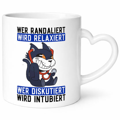 Wer randaliert wird relaxiert | Arzt Krankenschwester lustiger Spruch Geschenk