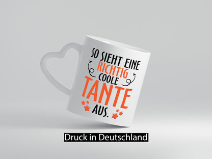 Coole Tante Geschenk Humor Geschenkidee lustiger Spruch Tasse