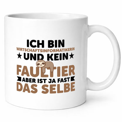 Ich bin kein Faultier: Wirtschaftsinformatikerin v2 lustig Tierliebhaber Humor
