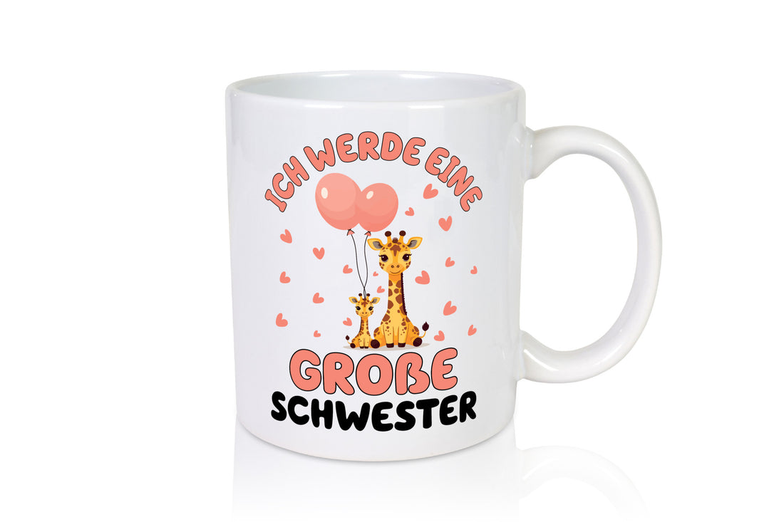 Ich werde große Schwester | Giraffe Geschwister lustig Humor Geschenkidee