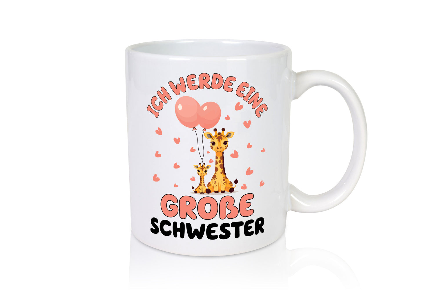 Ich werde große Schwester | Giraffe Geschwister lustig Humor Geschenkidee