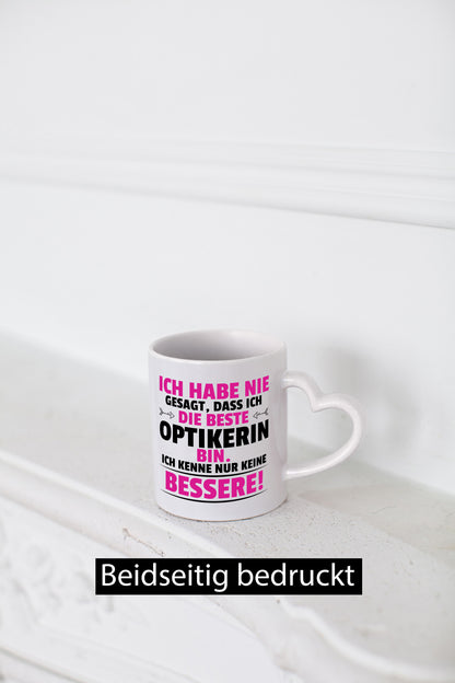 Die Beste Optikerin | Augenoptik Geschenkidee Humor Tasse