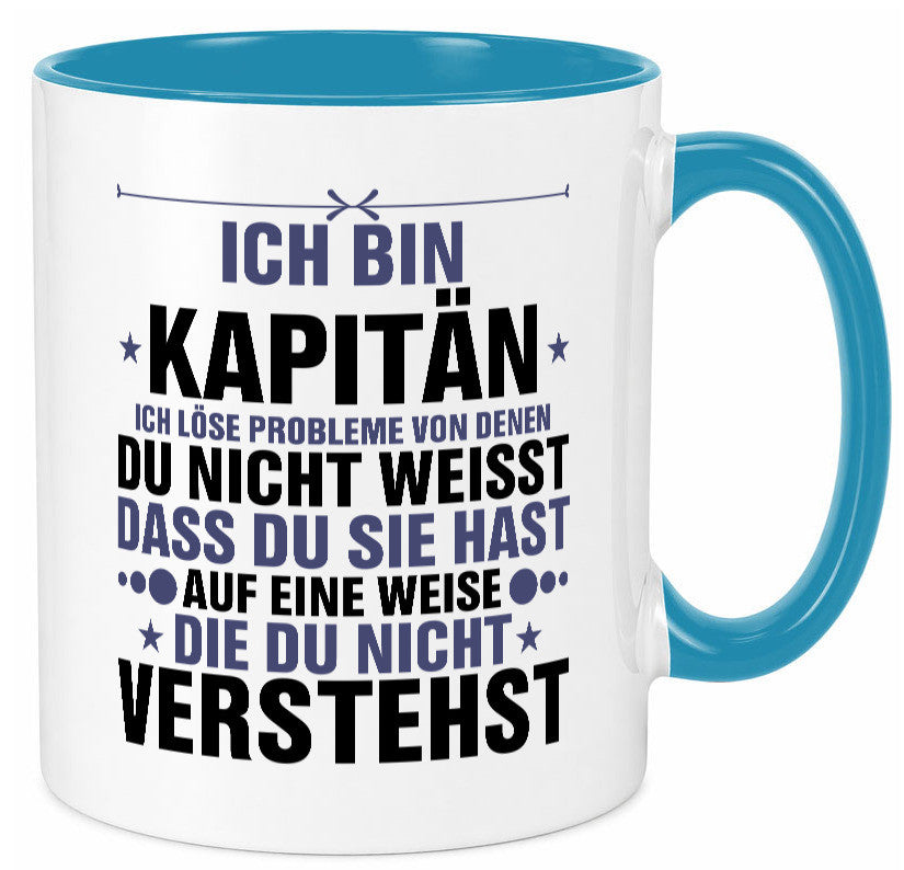 Löse Probleme: Kapitän | Schiffskapitän Schiff v2 Geschenk Humor Geschenkidee