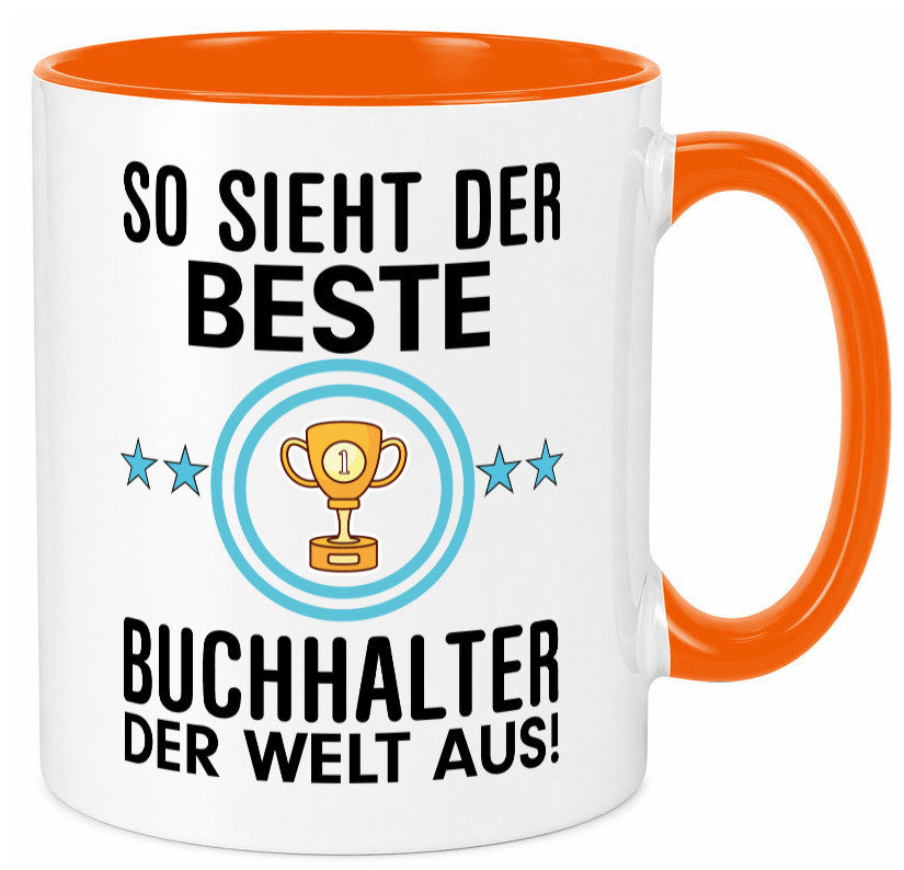 Bester Buchhalter | Büro Kollegen Beruf Geschenk Arbeit lustiger Spruch Tasse