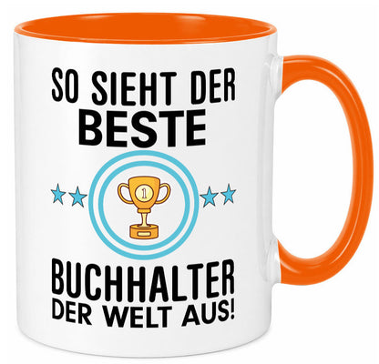 Bester Buchhalter | Büro Kollegen Beruf Geschenk Arbeit lustiger Spruch Tasse