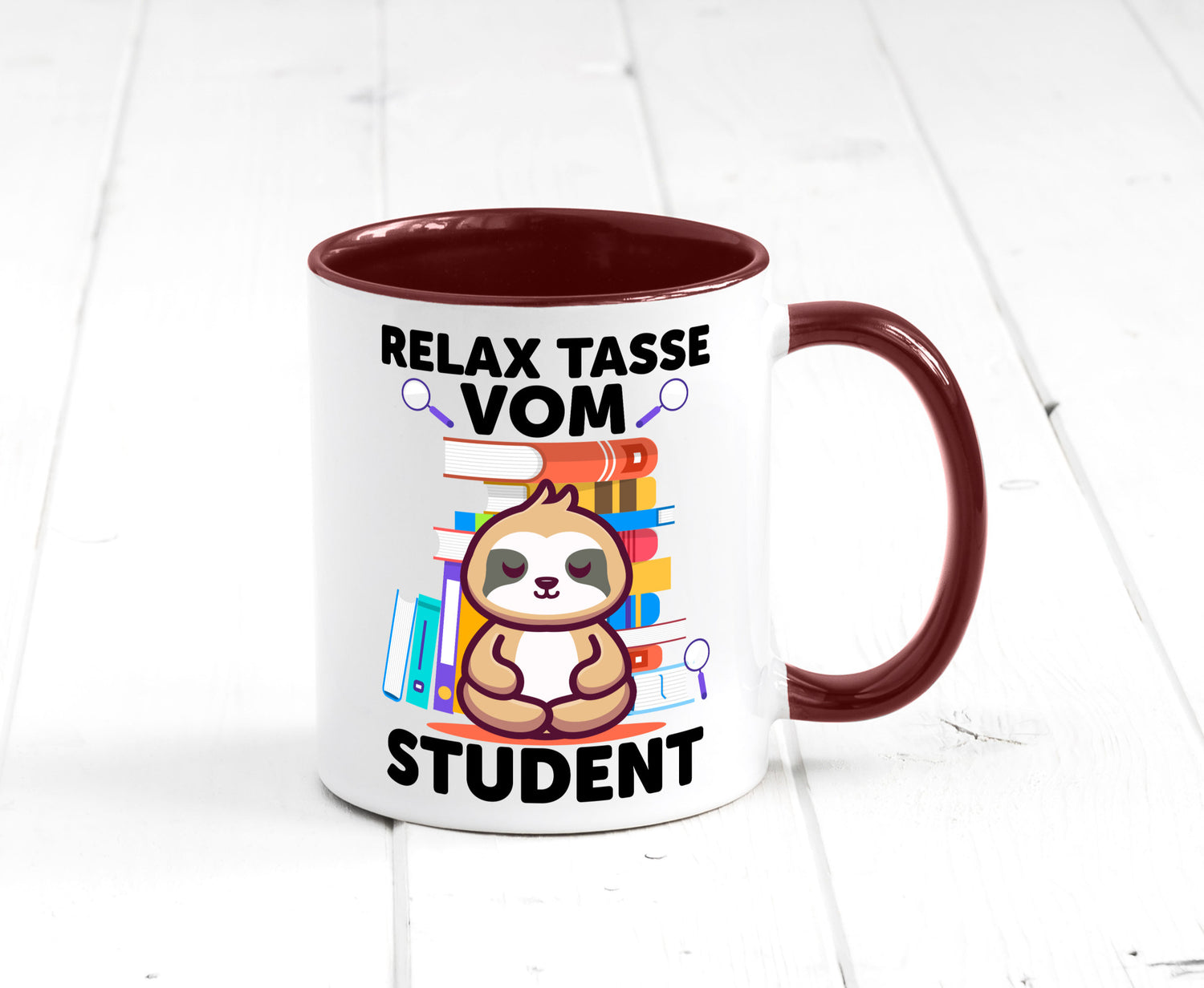 Relax Tasse: Student | Universität Uni Studium lustiger Spruch Geschenk Humor