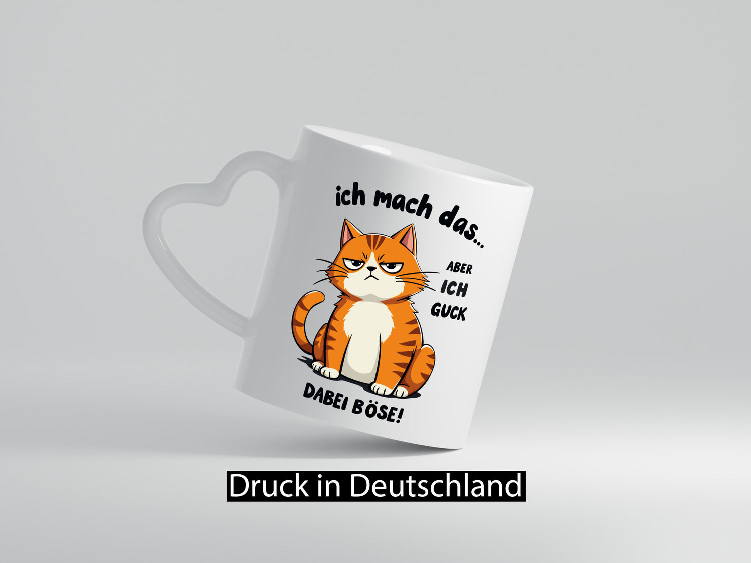 Ich guck dabei Böse | Katze Ironie Geschenk Tierliebhaber Humor lustiger Spruch