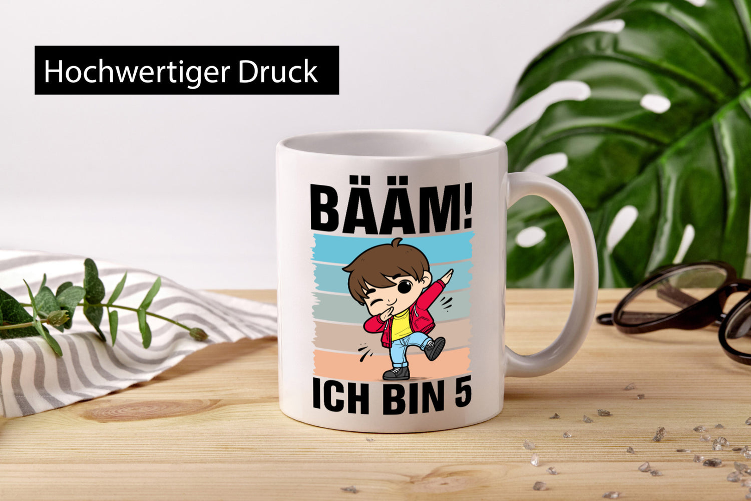 5. Geburtstag | Ich bin 5 Jahre Bäääm Dabbing Kind Geschenkidee Humor Tasse