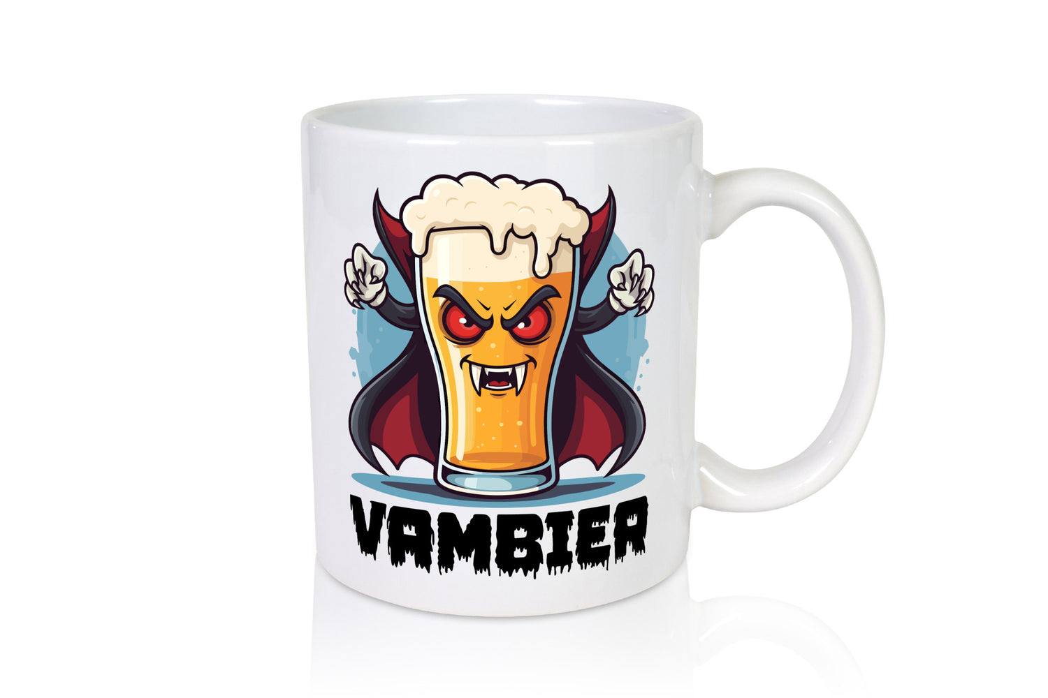 Vambier | Helloween Fledermaus mit Bier Geschenkidee Humor Tasse