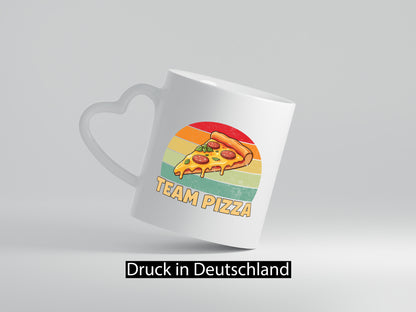 Team Pizza | Pizzaliebhaber Lover v2 Geschenkidee Humor Tasse