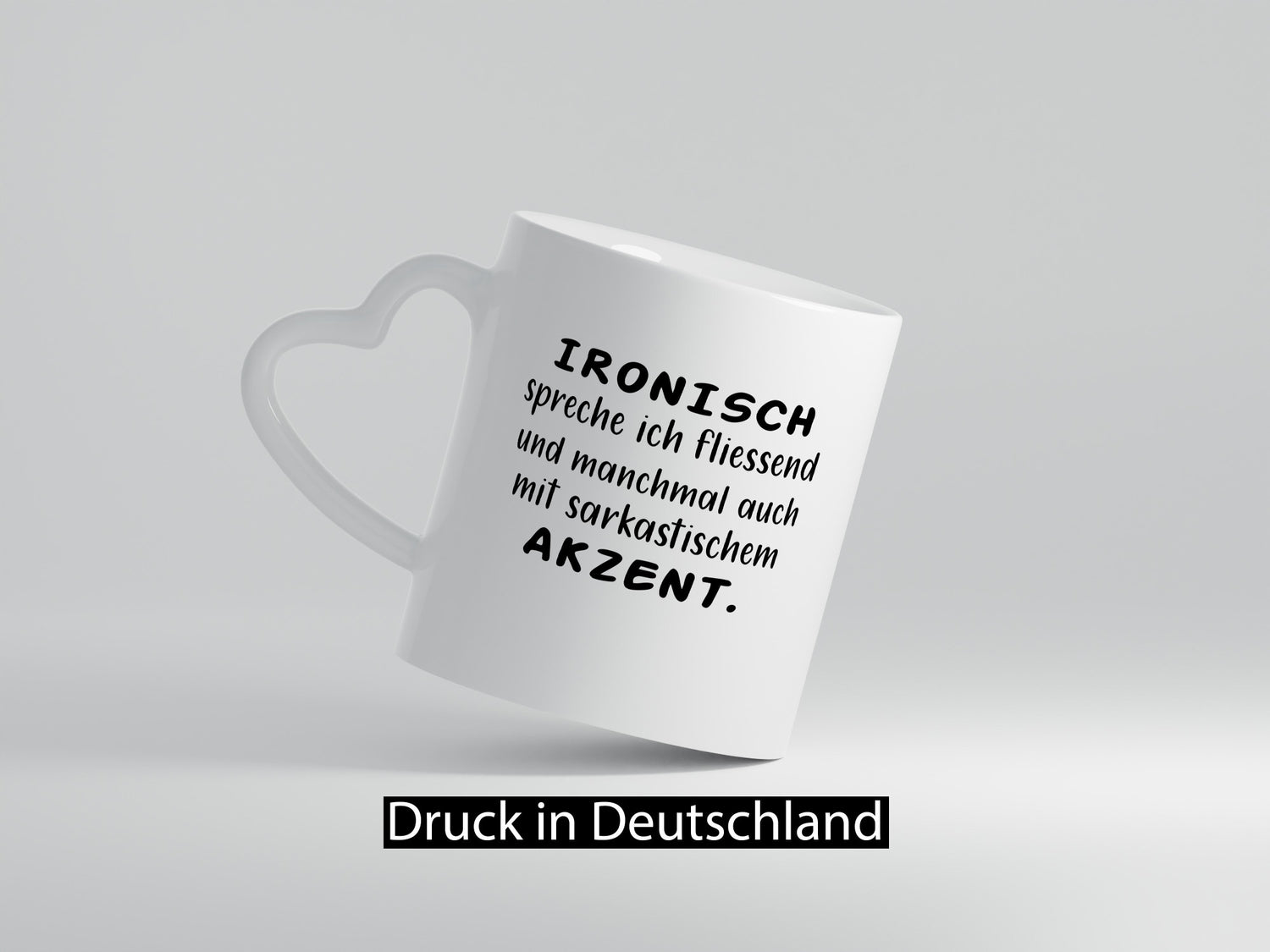 Ironisch Spreche ich Fließend | sarkastischem Akzent lustiger Spruch Geschenk