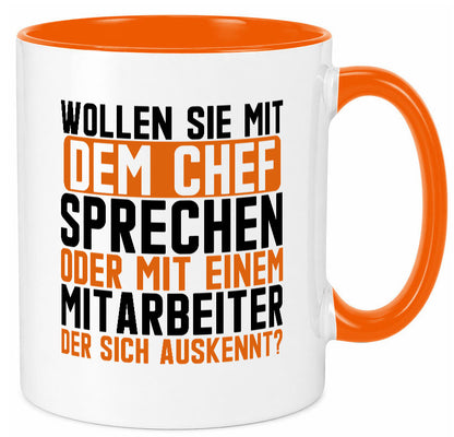 Wollen sie mit dem Chef Sprechen | Mitarbeiter Humor Arbeit Kollegen Büro