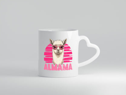 Almama | Lama Muttertag Humor Familie Geschenkidee Tasse