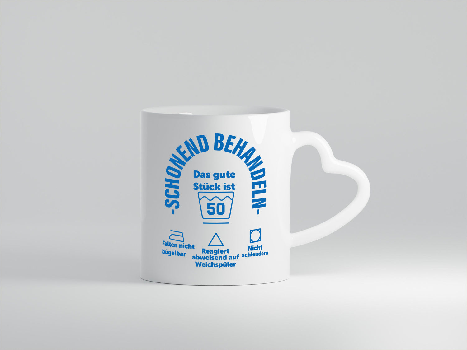 Schonend behandeln | 50 Geburtstag Humor Geschenkidee Tasse