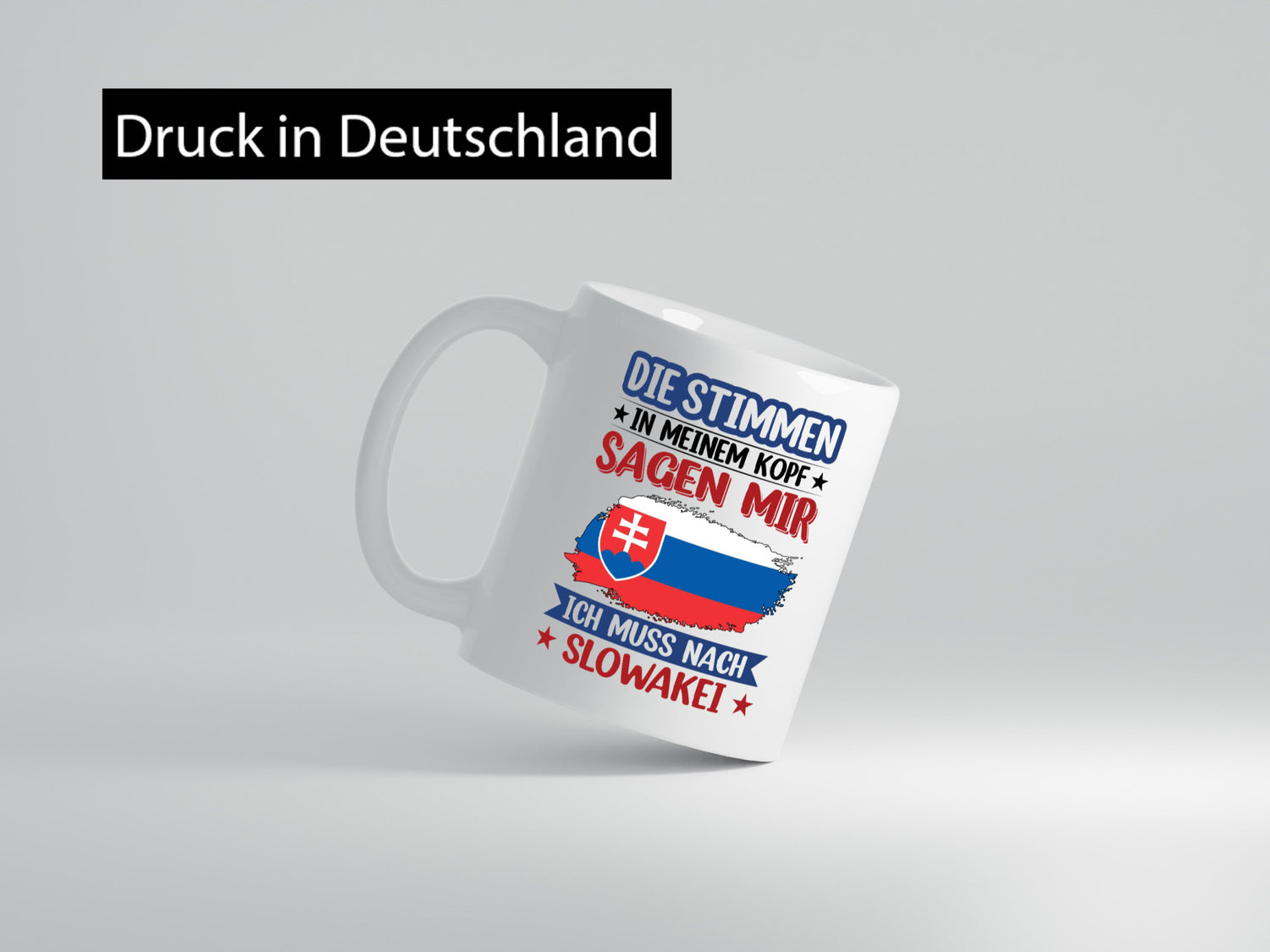 Slowakei | Urlaub Stimmen in meinem Kopf Traumland v2 lustiger Spruch Geschenk
