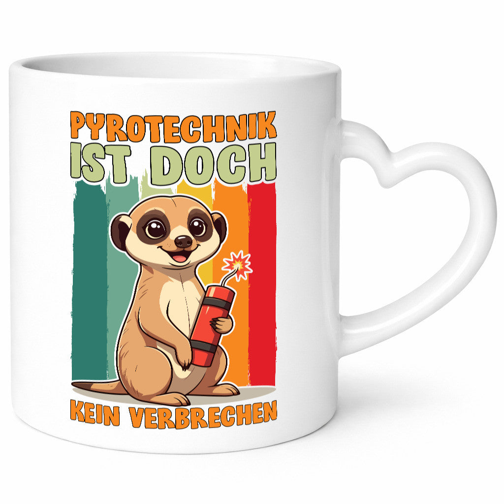 Pyrotechniker ist doch kein Verbrechen | Feuerwerk Geschenkidee Humor Tasse