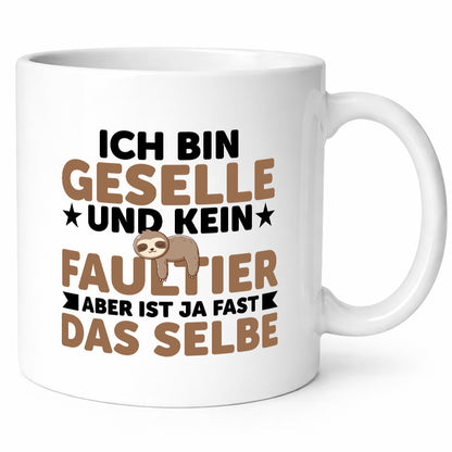 Ich bin kein Faultier: Geselle | Handwerker v2 Geschenkidee Tierliebhaber Humor