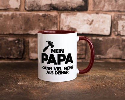 Mein papa kann viel mehr als deiner | Bester lustiger Spruch Geschenk Humor