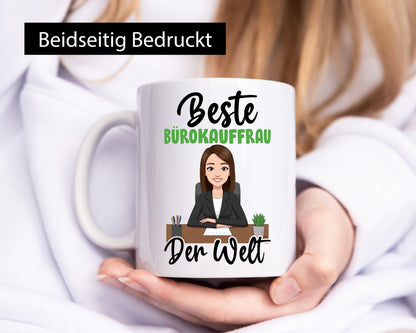 Beste Bürokauffrau | Kauffrau v2 lustiger Spruch Geschenk Arbeit Kollegen Büro