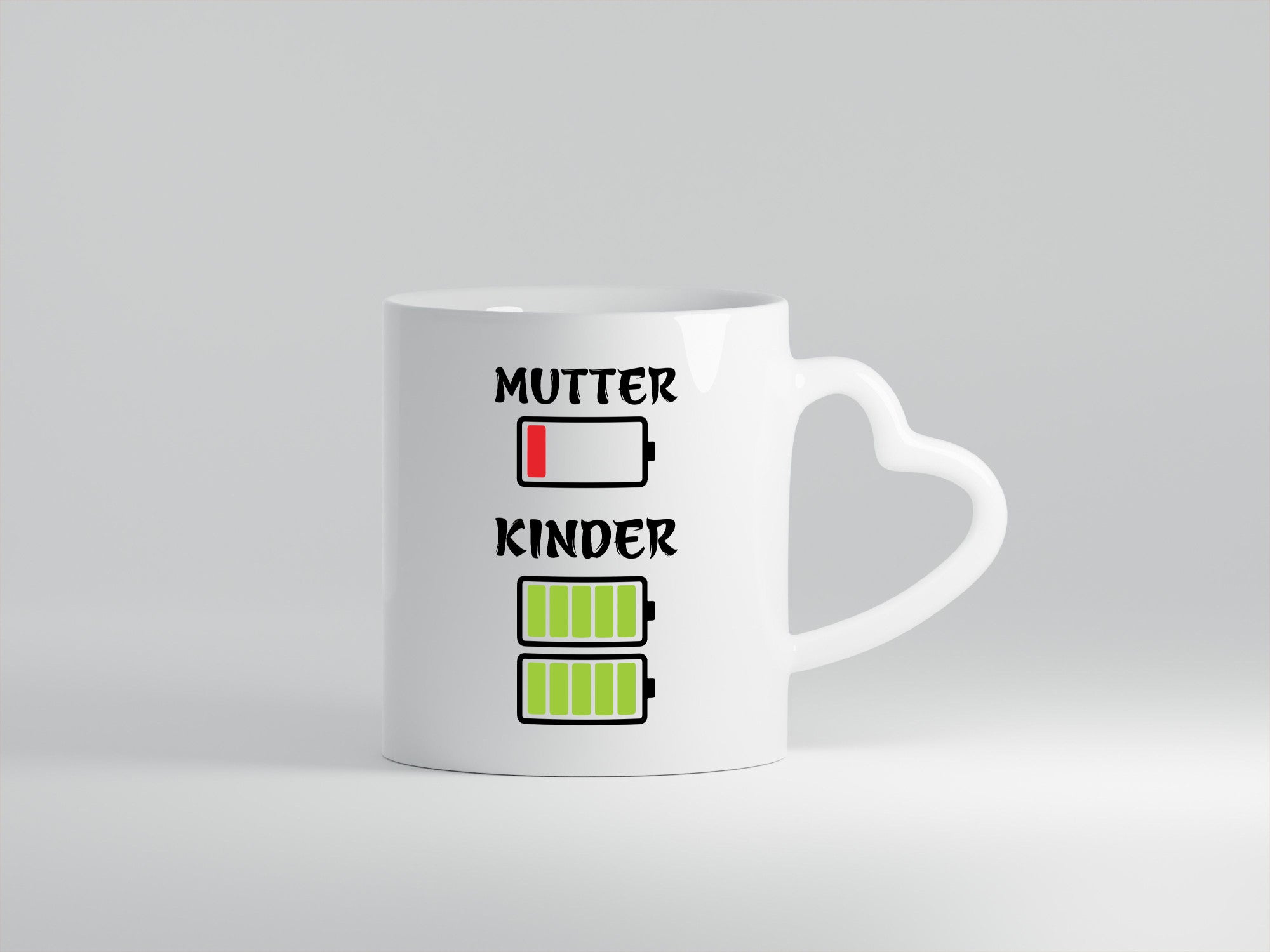 Mutter akku leer | Kinder voll Muttertag Geschenk Familie Geschenkidee lustiger