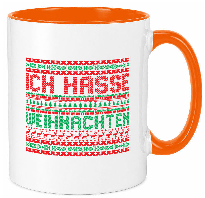 Ich Hasse Weihnachten | Ugly Christmas anti v2 Humor Geschenkidee Tasse
