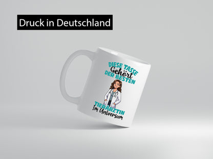 Im Universum: Tierärztin | Mediziner Tiermedizin Humor Tierliebhaber