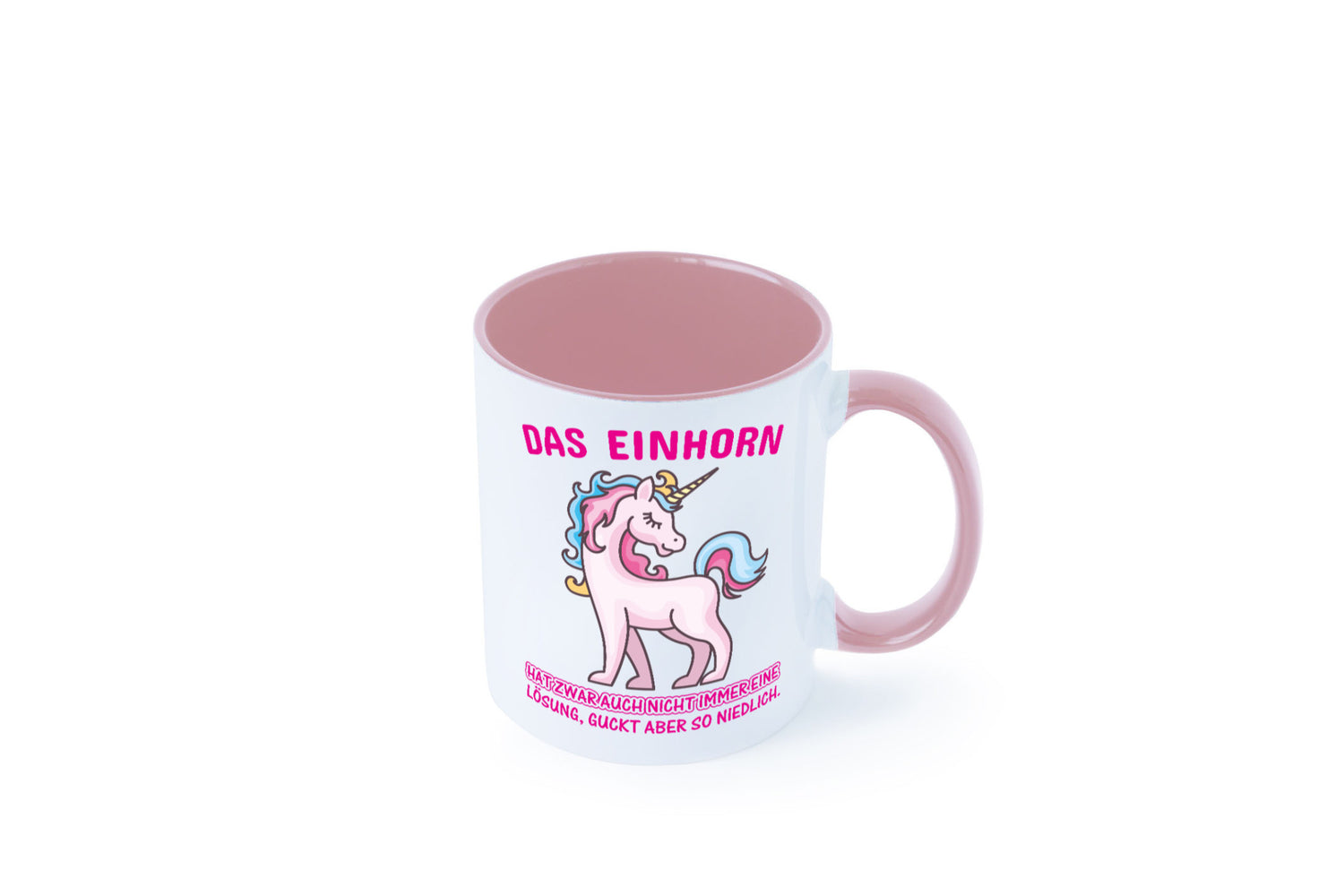 Niedliches Einhorn | lustige Tasse Frauen Mädchen lustiger Spruch Geschenk