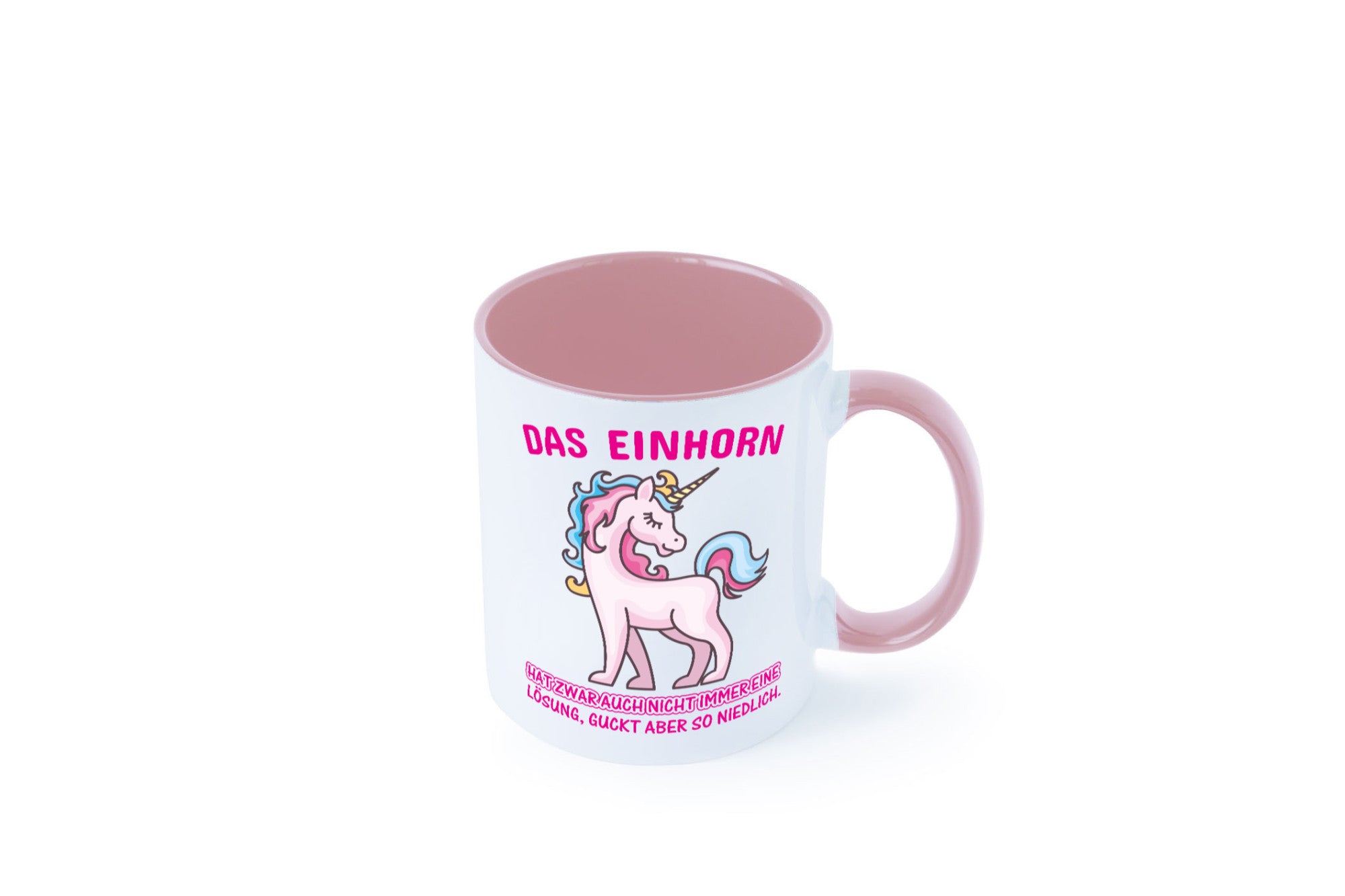 Niedliches Einhorn | lustige Tasse Frauen Mädchen lustiger Spruch Geschenk