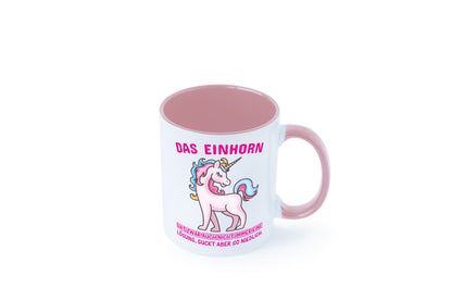 Niedliches Einhorn | lustige Tasse Frauen Mädchen lustiger Spruch Geschenk