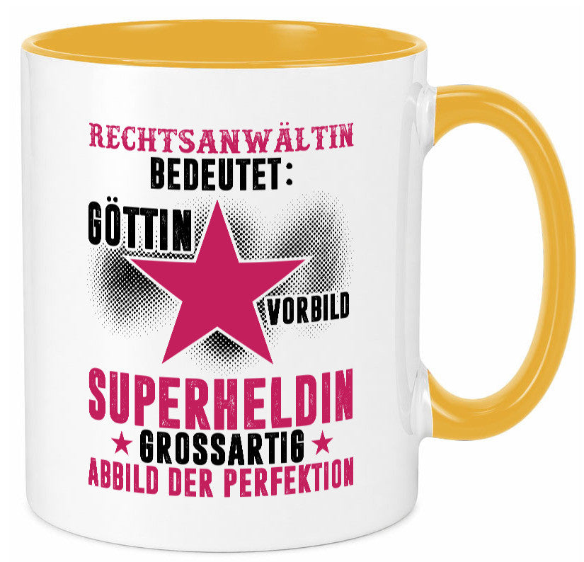 Bedeutung von Rechtsanwältin | Jurstin Anwältin Humor Geschenkidee Tasse
