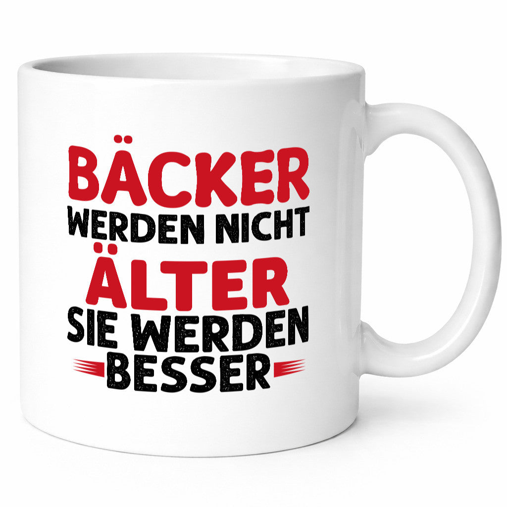 Bäcker werden nicht älter Sie besser lustig Humor Geschenkidee Geschenk Tasse