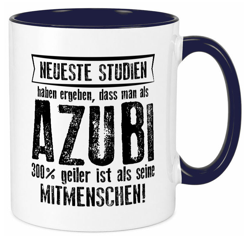 Neuste Studien: Azubi | Ausbildung Lehre Lehrling lustig Humor Geschenkidee Tasse