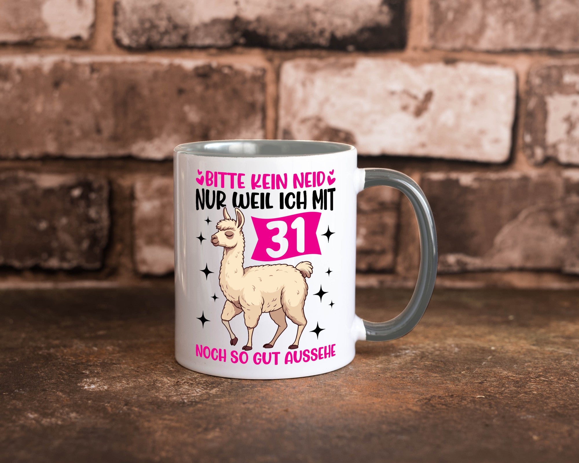 31. Geburtstag | 31 Jahre Lama gut aussehen lustiger Spruch Geschenk
