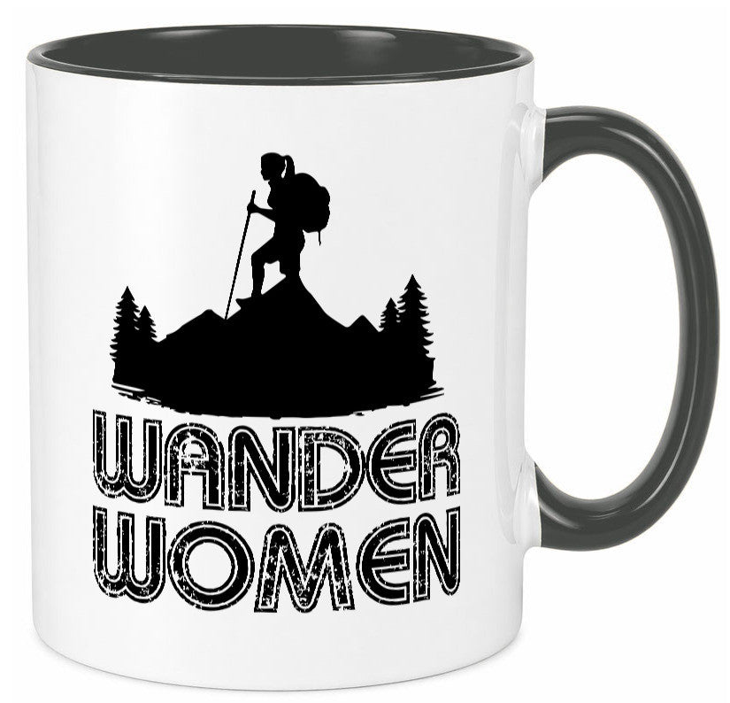 Wander Woman | Wandern Berge Geschenk Familie Geschenkidee lustiger Spruch Tasse