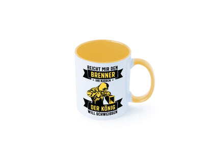 König will schweissen | Schweisser Sterne lustiger Spruch Geschenk Humor