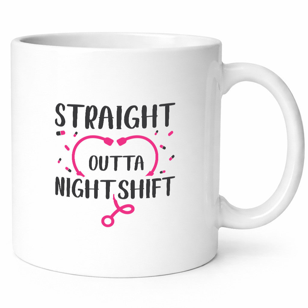 Straight outta Nightshift | Stethoskop Krankenhaus lustiger Spruch Geschenk
