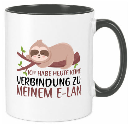 Verbindung zum Elan | WLAN Faultier Faulpelz Laufband Humor Tierliebhaber
