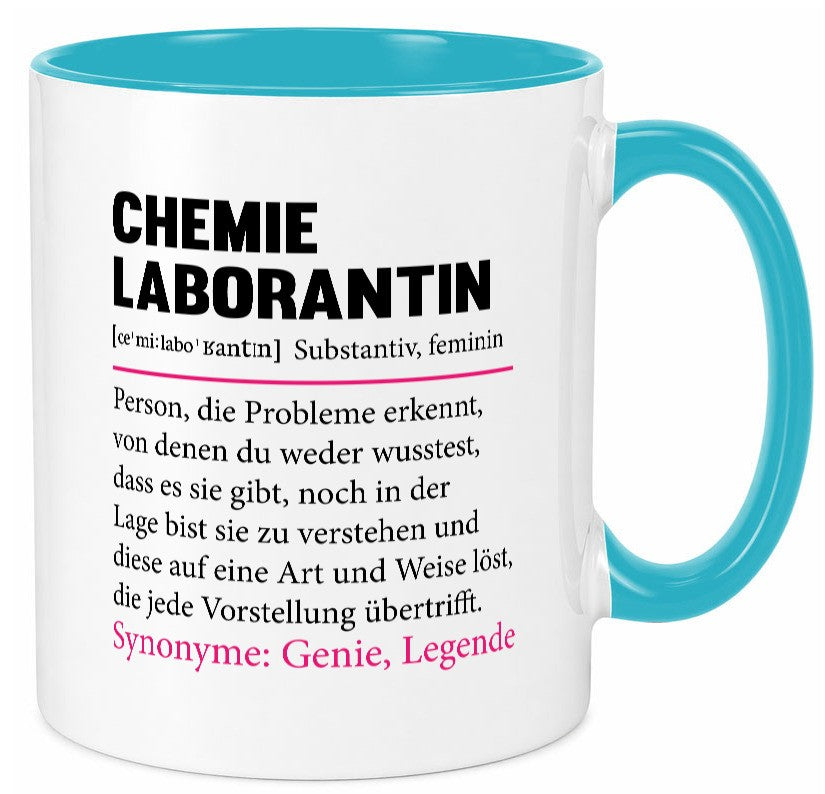 Chemielaborantin | lustig Laborantin Chemie Humor Geschenkidee Geschenk Tasse