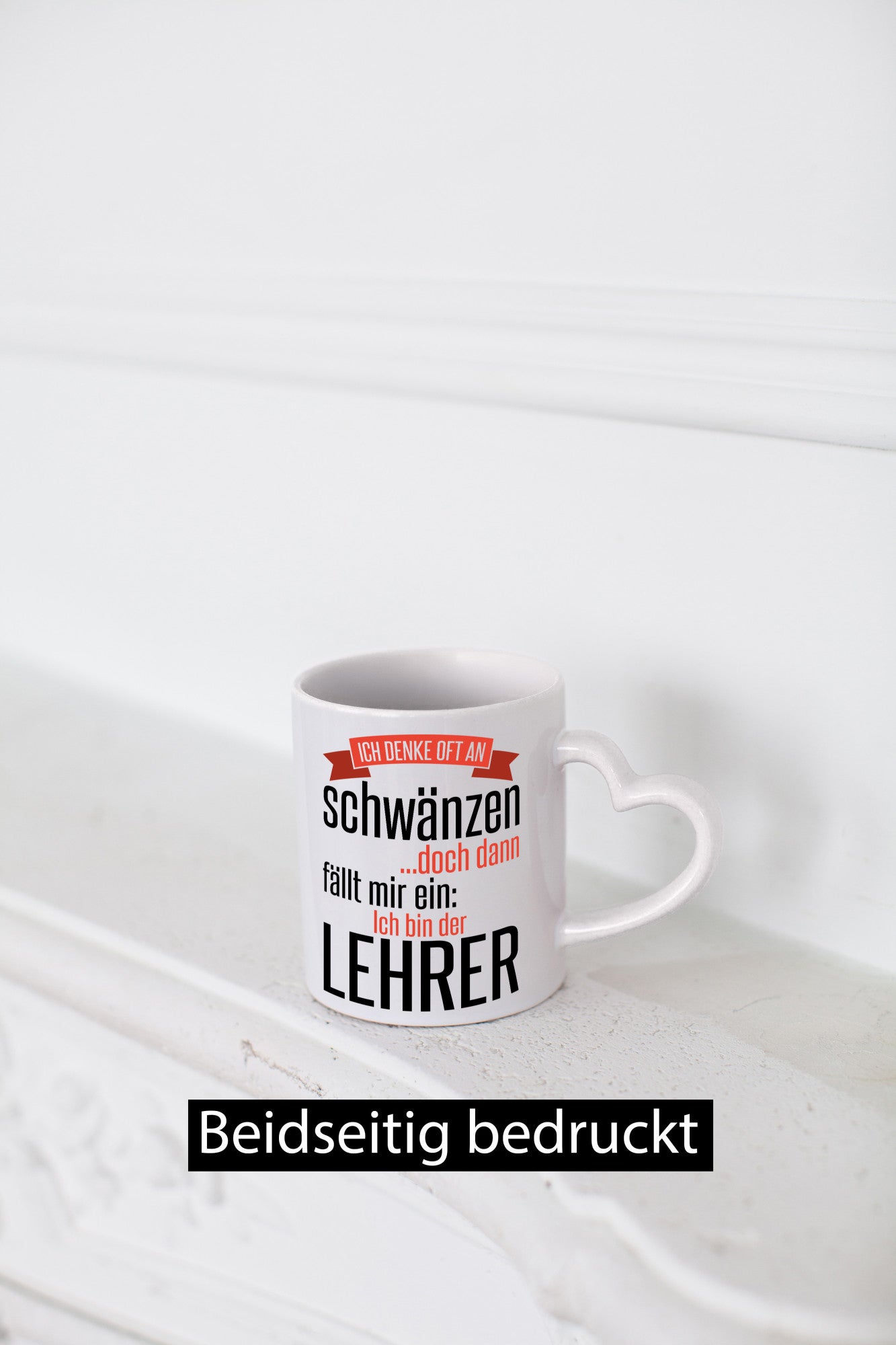 Ich denke oft ans Schwänzen | Lehrerin Unterricht Geschenk Humor Geschenkidee