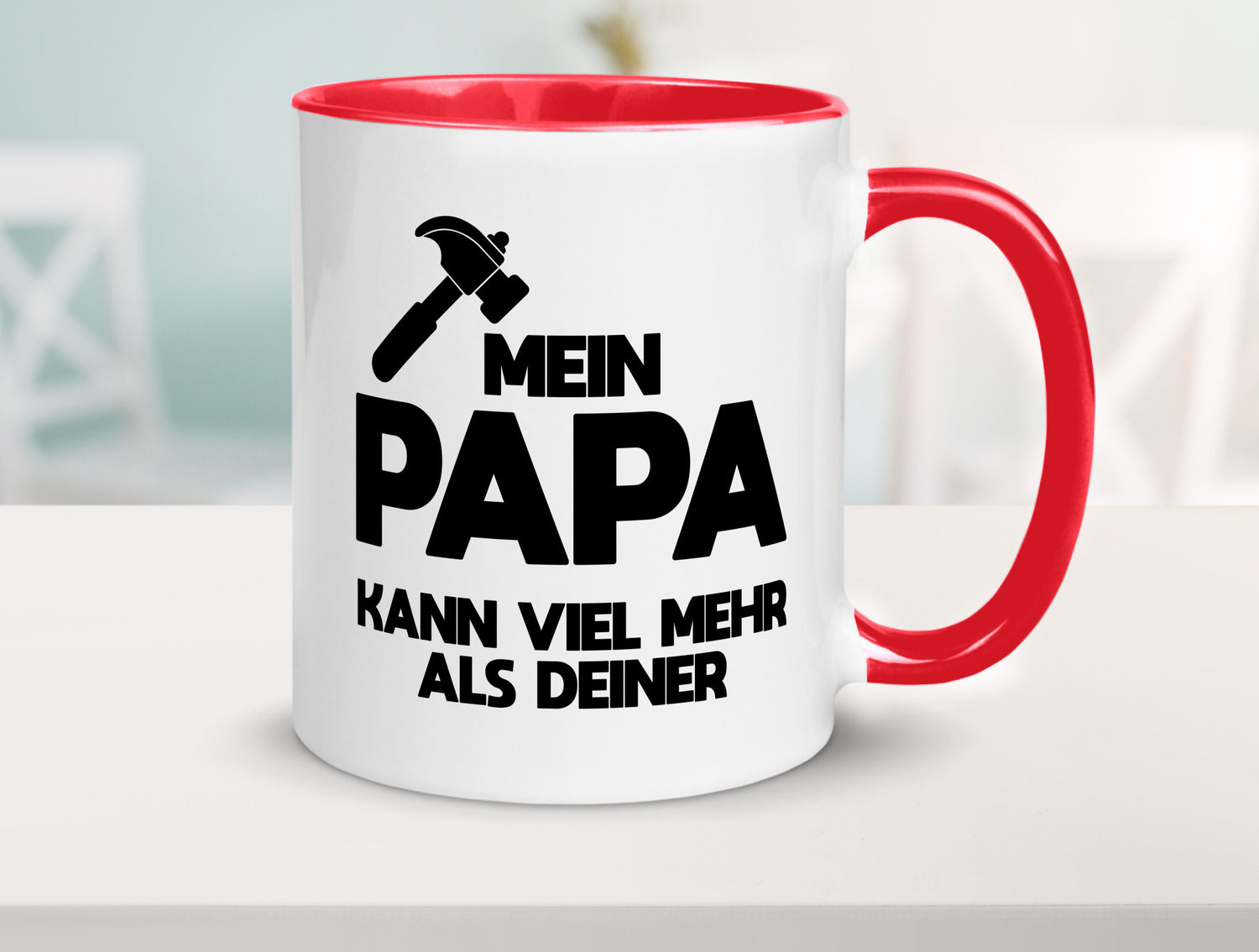 Mein papa kann viel mehr als deiner | Bester lustiger Spruch Geschenk Humor