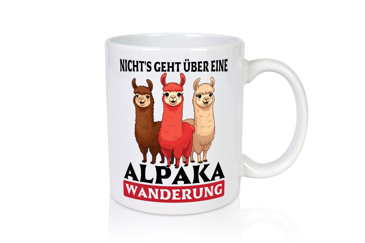 Nichts geht über eine Alpaka Wanderung | Lama Wandern lustig Humor Geschenkidee