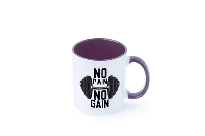 No Pain Gain | Training Motivation Fitness Pumpen lustig Humor Geschenkidee