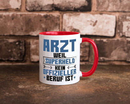 Superheld Arzt | Medizin Doktor Facharzt Geschenk Humor Geschenkidee lustiger