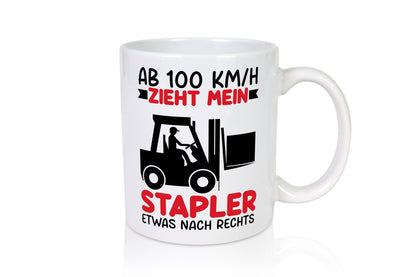 Stapler zieht nach Rechts | Staplerfahrer Arbeit Geschenkidee Kollegen Büro